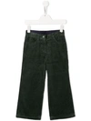 Stella Mccartney Kids' Jumbo Cord Trousers In Green