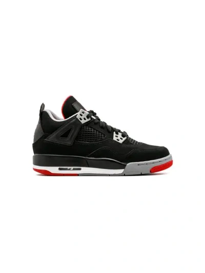 Jordan Kids' Air  4 Retro Sneakers In Black