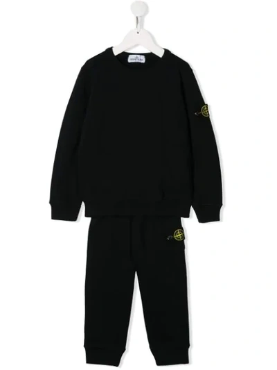 Stone Island Junior Kids' Two-piece Tracksuit In Blue