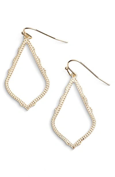 Kendra Scott Sophia Statement Earrings In Gold