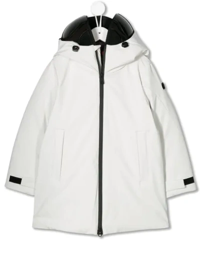 Ai Riders On The Storm Kids' Lens Integrated Padded Parka In White