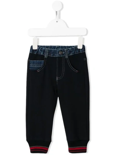 Lapin House Babies' Jogging Style Jeans In Blue