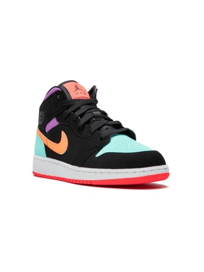 Jordan Kids' Air  1 Mid Gs Candy In Black