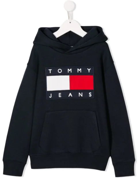 tommy hilfiger basic flag hoodie