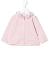 Il Gufo Babies' Scallop Collar Jacket In Pink