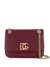 Dolce & Gabbana Nappa Leather D&g Millennials Bag In Red