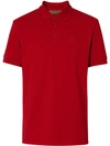 Burberry Embroidered Logo Polo Shirt - A1369 Military Red