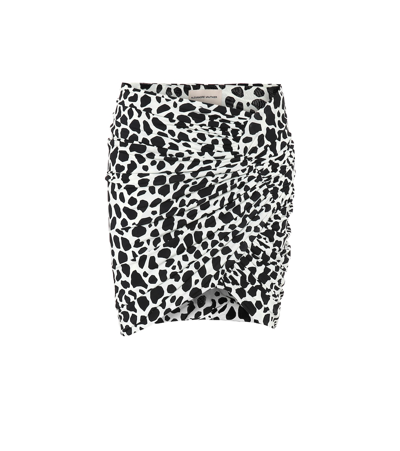 Alexandre Vauthier Animal-print Stretch-jersey Miniskirt In Multicoloured