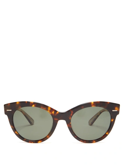 The Row X Oliver Peoples Georgica Cat-eye Sunglasses In Brown