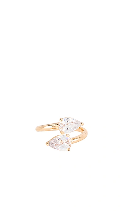 Ettika Wrap Crystal Ring In Gold