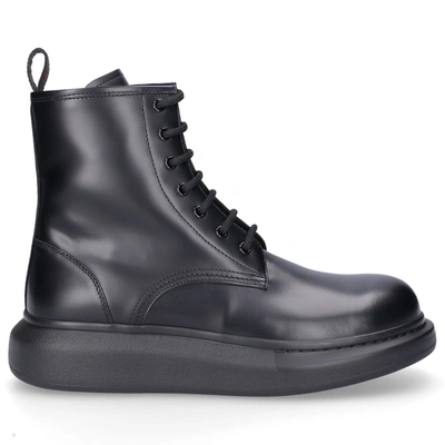 Alexander Mcqueen Ankle Boots Whx51 In Black