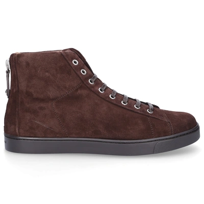 Gianvito Rossi Sneakers Brown High Top