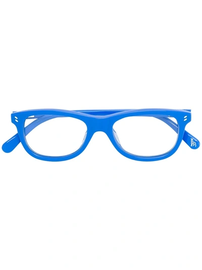 Stella Mccartney Kids' Rectangular Glasses In Blue