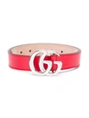 Gucci Kids' Logo Buckle Belt In Red