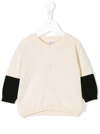 Tiny Cottons Babies' Colour Block Cardigan In Neutrals