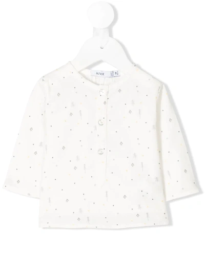 Knot Babies' Faroe Tunic In White