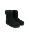 Ugg Kids' Fur Lined Boots In Black