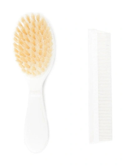 Tartine Et Chocolat Kids' Hair Brush And Comb In White