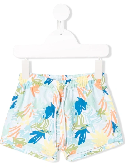 Knot Babies' Jungle Swim Shorts In Blue