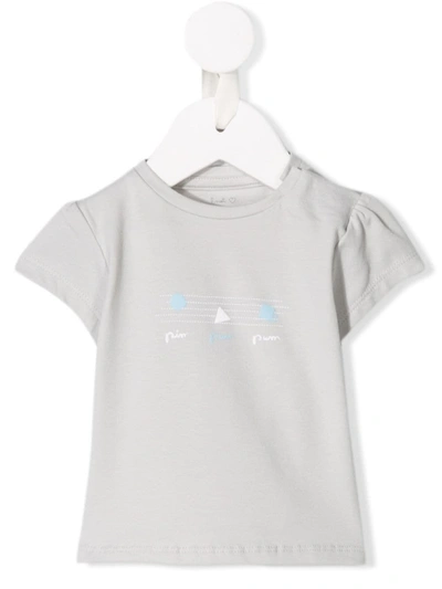 Knot Babies' Round Neck T-shirt In Grey