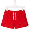 Gcds Teen Swim Shorts In Red