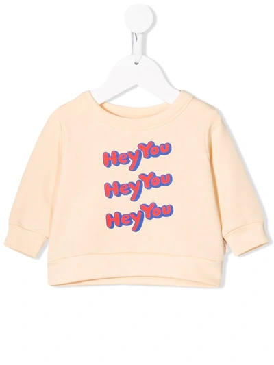 Tiny Cottons Babies' Graphic Print Jumper In Neutrals