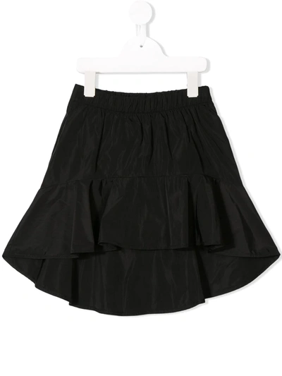 Andorine Kids' Ruffled Skirt In Black