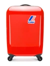 K-way Kids' Branded Suitcase Trolley In Red
