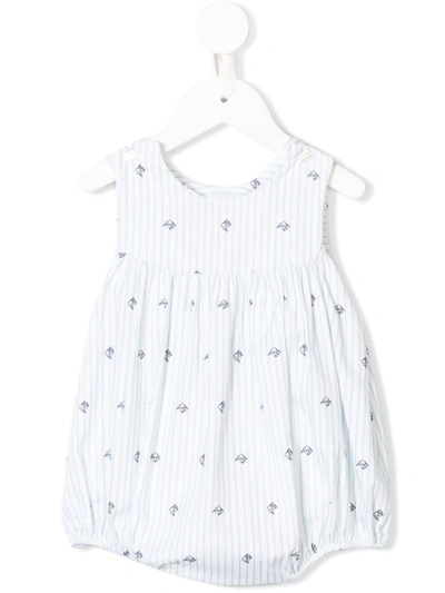 Siola Babies' Striped Romper In White