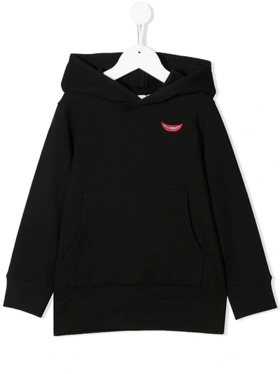 Stella Mccartney Kids' Have A Nice Day Hoodie In Black