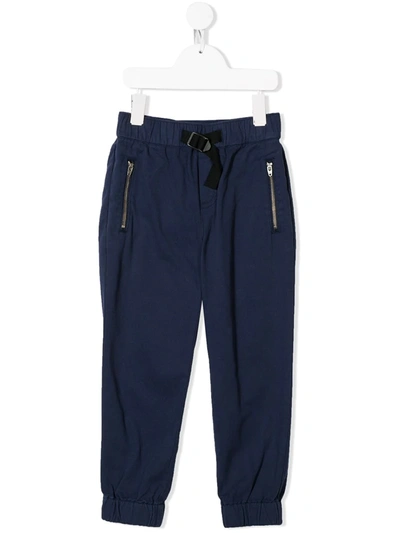 Stella Mccartney Kids' Casual Jogging Trousers In Blue