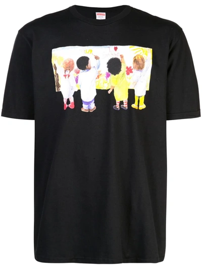Supreme Kids T-shirt In Black