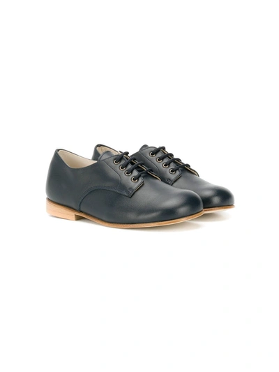 Pèpè Kids' Brogue Shoes In Blue