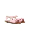 Pèpè Kids' Bow Sandals In Pink