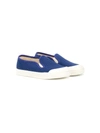 Pèpè Kids' Slip-on Sneakers In Blue