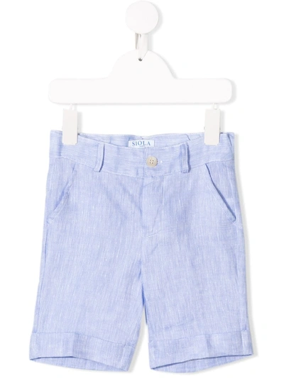 Siola Babies' Turn Up Cuff Shorts In Blue