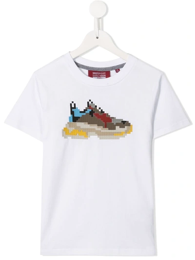 Mostly Heard Rarely Seen 8-bit Kids' Dadcore Print T-shirt In White