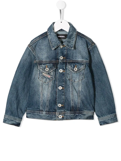 Diesel Kids Jacket Janob For Boys In Blue