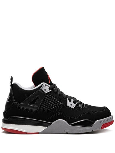 Jordan Kids' Air  4 "bred Reimagined" Sneakers In Black