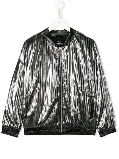 Andorine Kids' Metallic Bomber Jacket