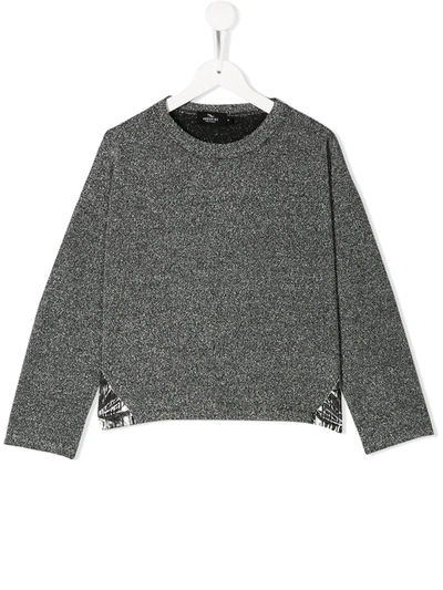 Andorine Kids' Embellished Sweater In Black