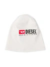 Diesel Babies' Logo Printed Beanie In White