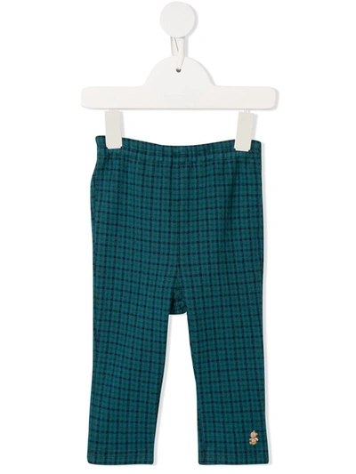 Familiar Babies' Plaid Casual Trousers In Blue