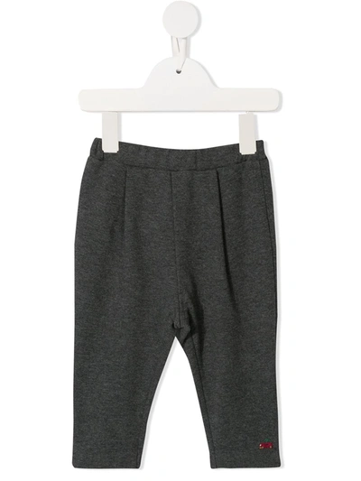 Familiar Babies' Knitted Style Leggings In Grey