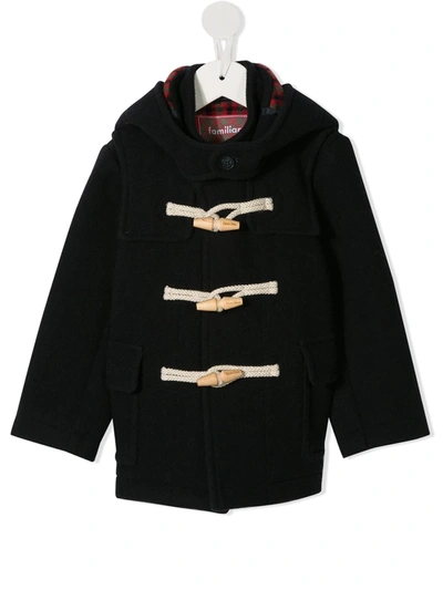 Familiar Kids' Classic Duffle Coat In Blue