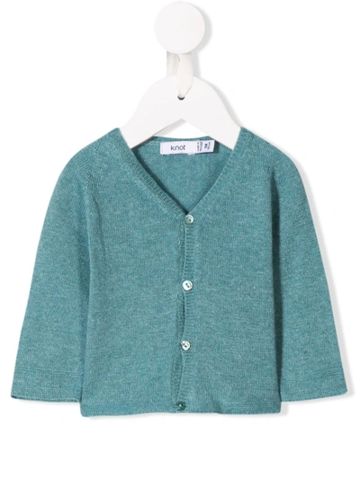 Knot Babies' Francis Cardigan In Blue