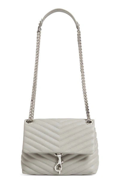 Rebecca Minkoff Edie Quilted Leather Crossbody Bag In Perla