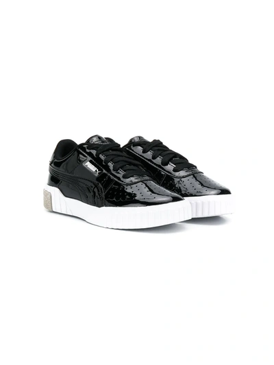 Puma Kids' Lace Up Sneakers In Black