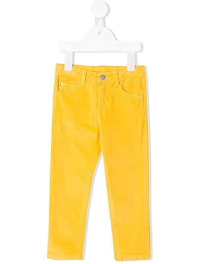 Knot Kids' Virginia Corduroy Trousers In Yellow