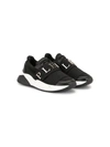 Philipp Plein Junior Kids' Original Runner Sneakers In Black